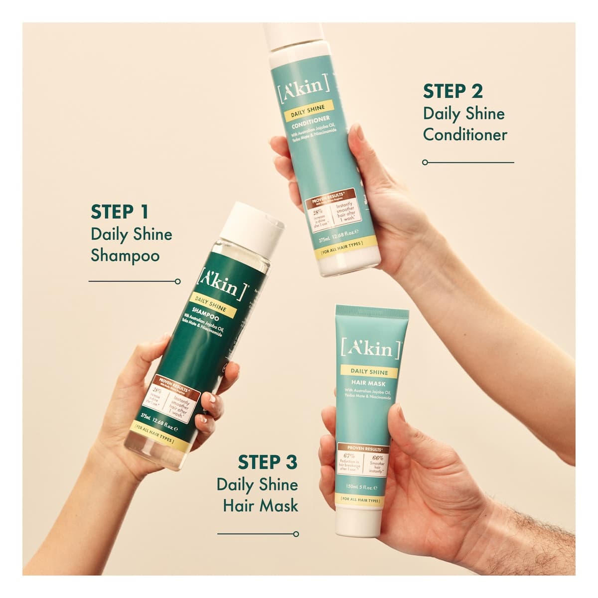 Thumbnail A'kin Daily Shine Conditioner 375ml