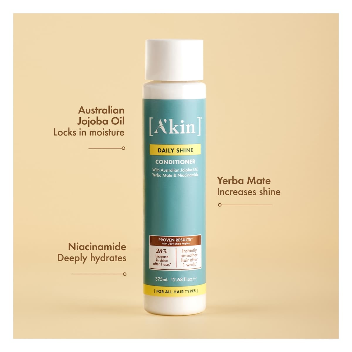 Thumbnail A'kin Daily Shine Conditioner 375ml