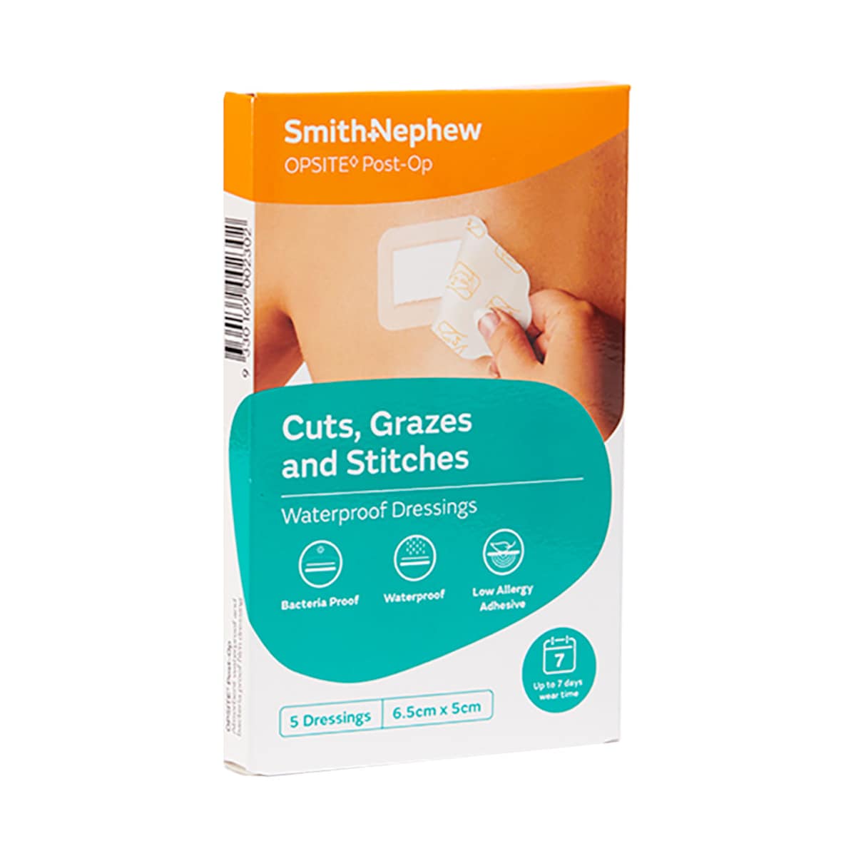 Thumbnail Opsite Post-Op Waterproof Dressing 6.5cm X 5cm 5 Pack