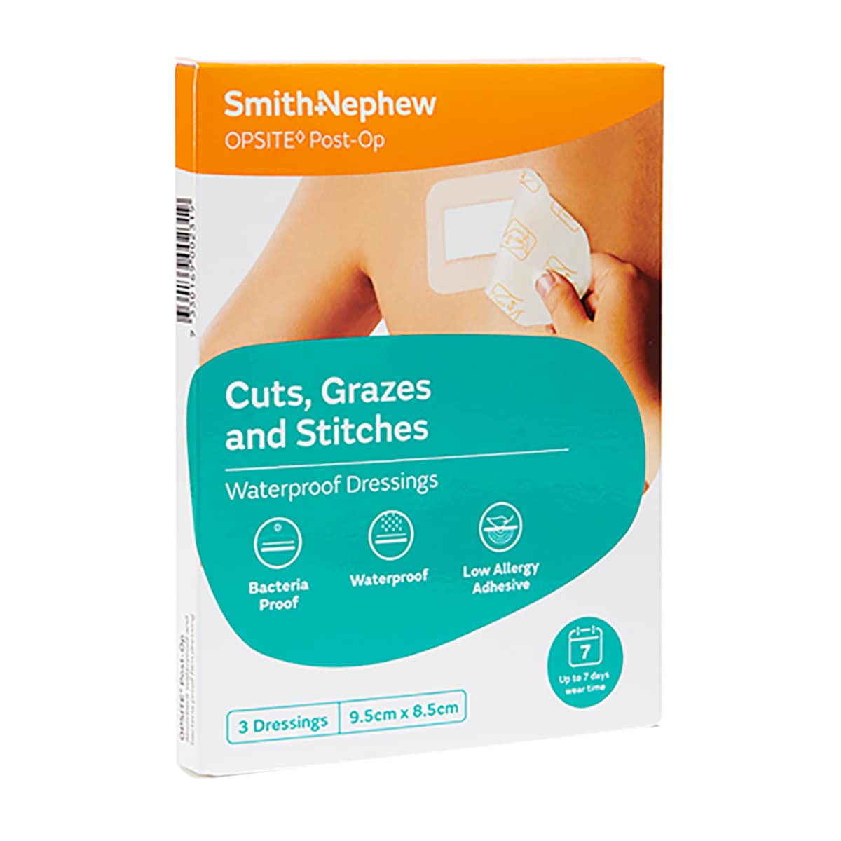 Thumbnail Opsite Post-Op Waterproof Dressing 9.5X8.5cm 3 Pack