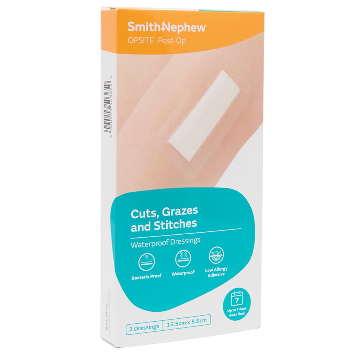 Thumbnail Opsite Post-Op Waterproof Dressing 15.5cm x 8.5cm 2 Pack