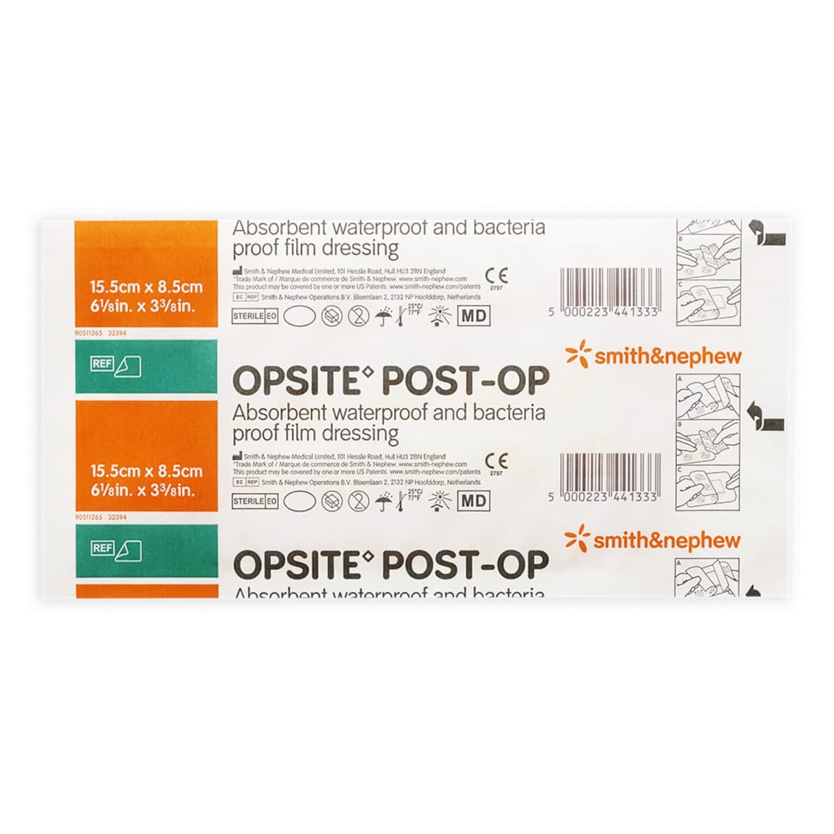 Thumbnail Opsite Post-Op Waterproof Dressing 15.5cm x 8.5cm Single