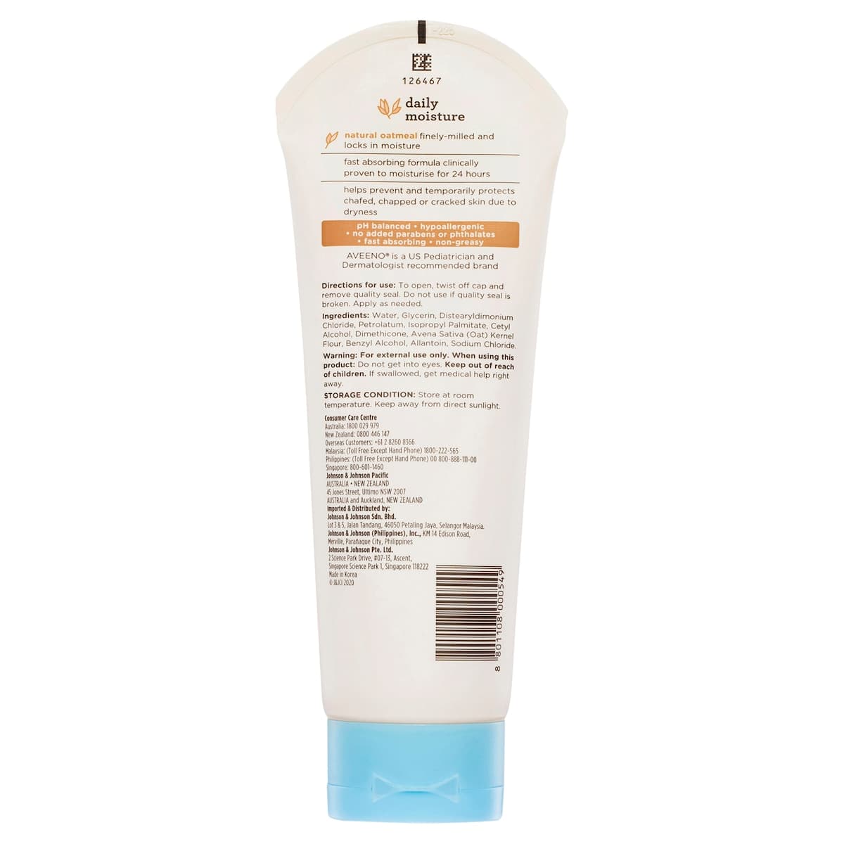 Thumbnail Aveeno Baby Daily Moisturising Lotion Fragrance Free 227ml