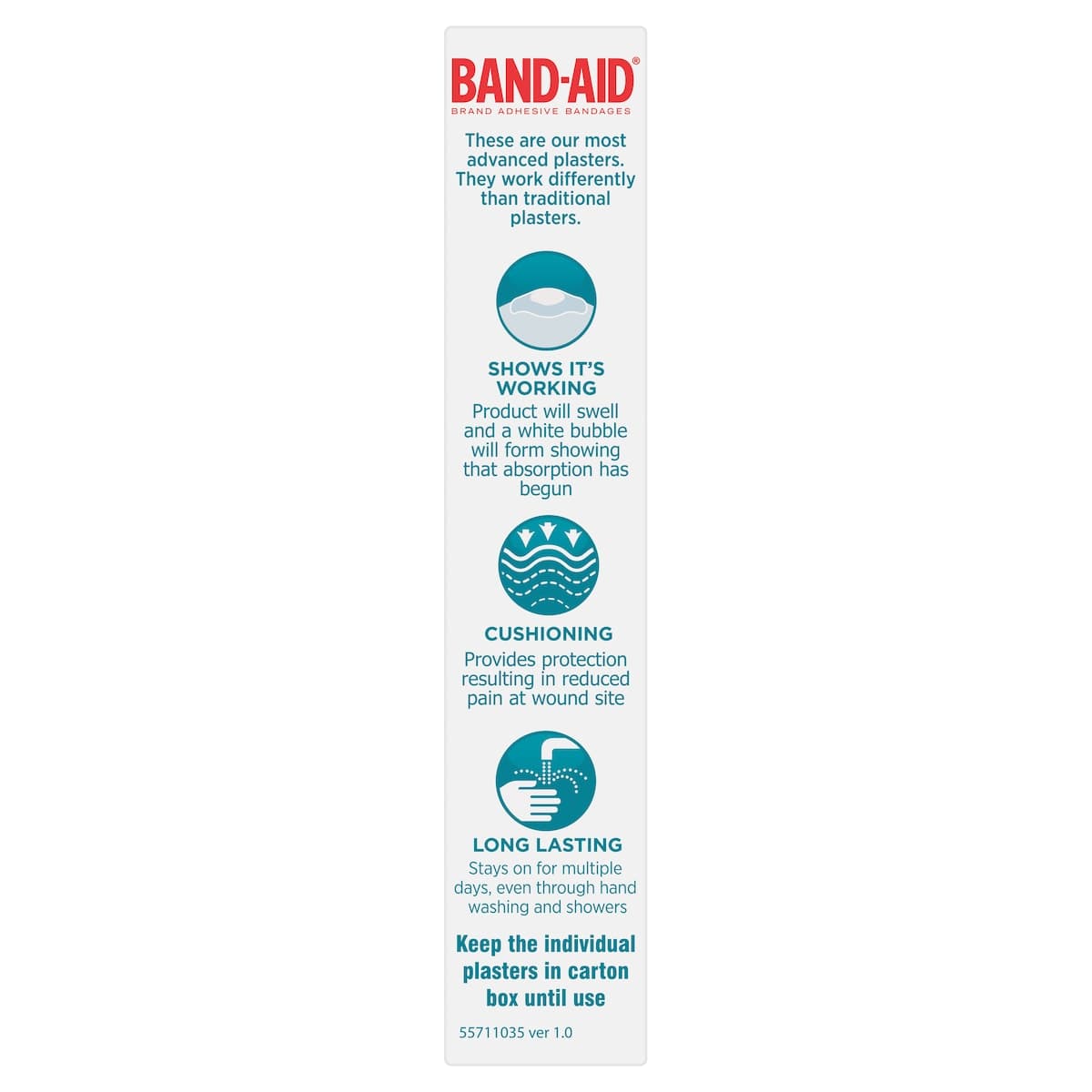 Thumbnail Band-Aid Advanced Hydro Seal Regular 10 Gel Plasters