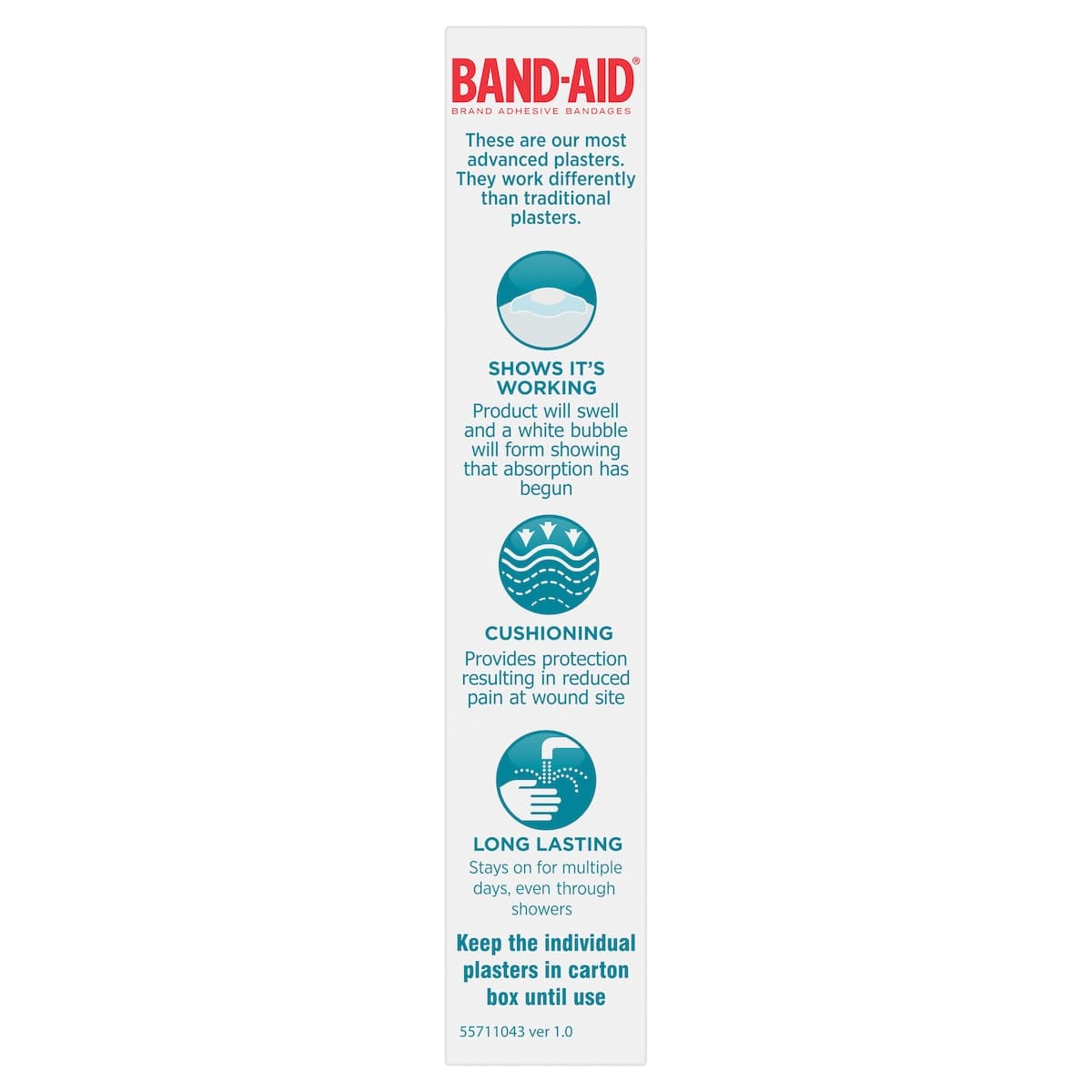 Thumbnail Band-Aid Hydro Seal Blister Block Gel Plasters 4 Pack