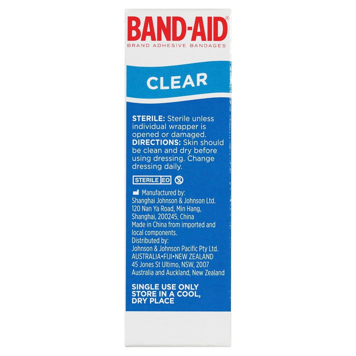 Thumbnail Band-Aid Clear Strips 40 Sterile Strips
