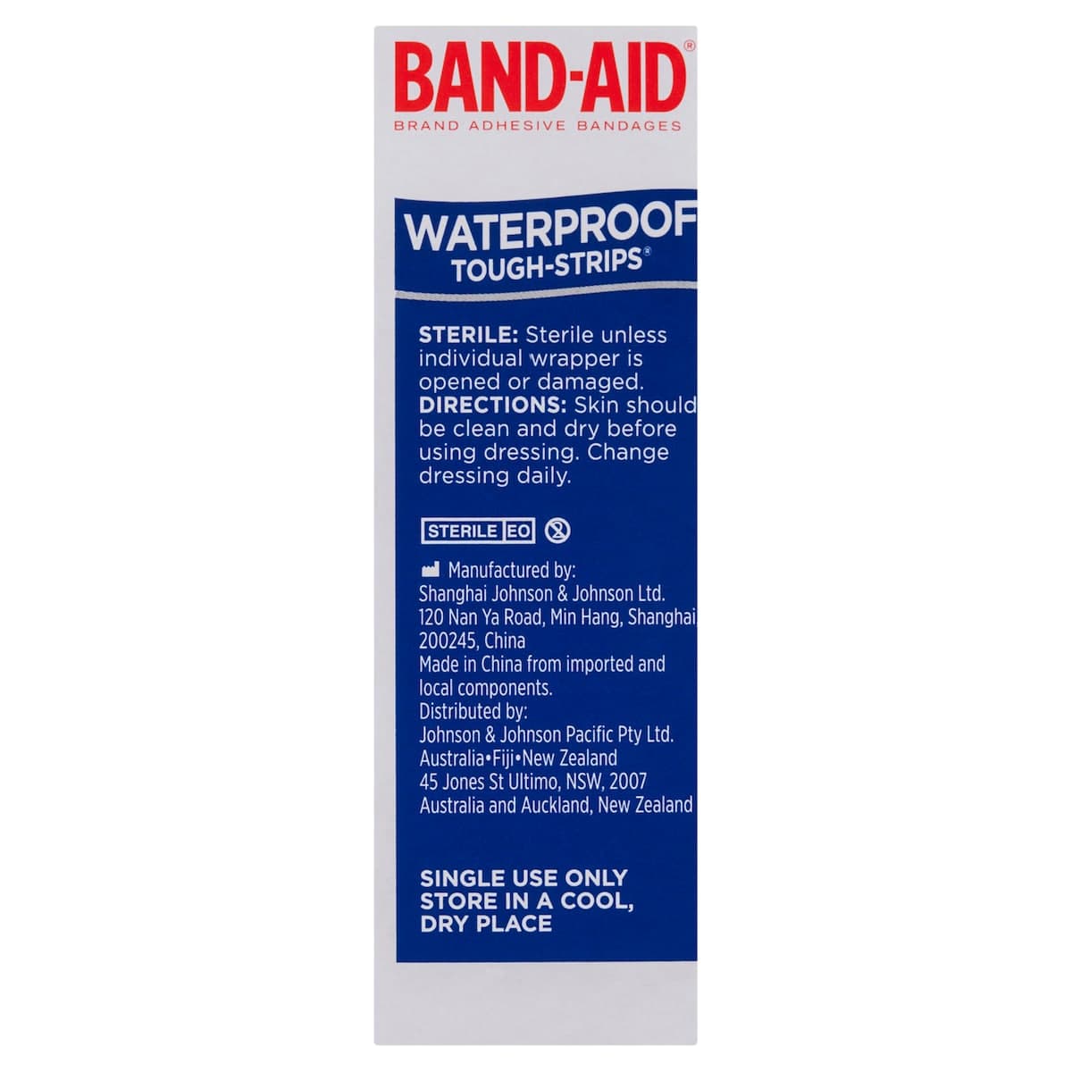 Thumbnail Band-Aid Waterproof Tough Strips 20 Pack