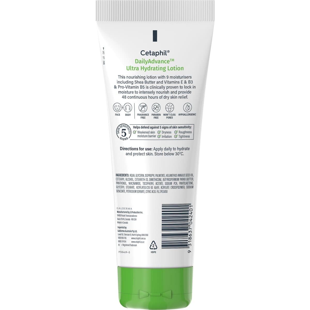 Thumbnail Cetaphil Daily Advance Ultra Hydrating Lotion 226g