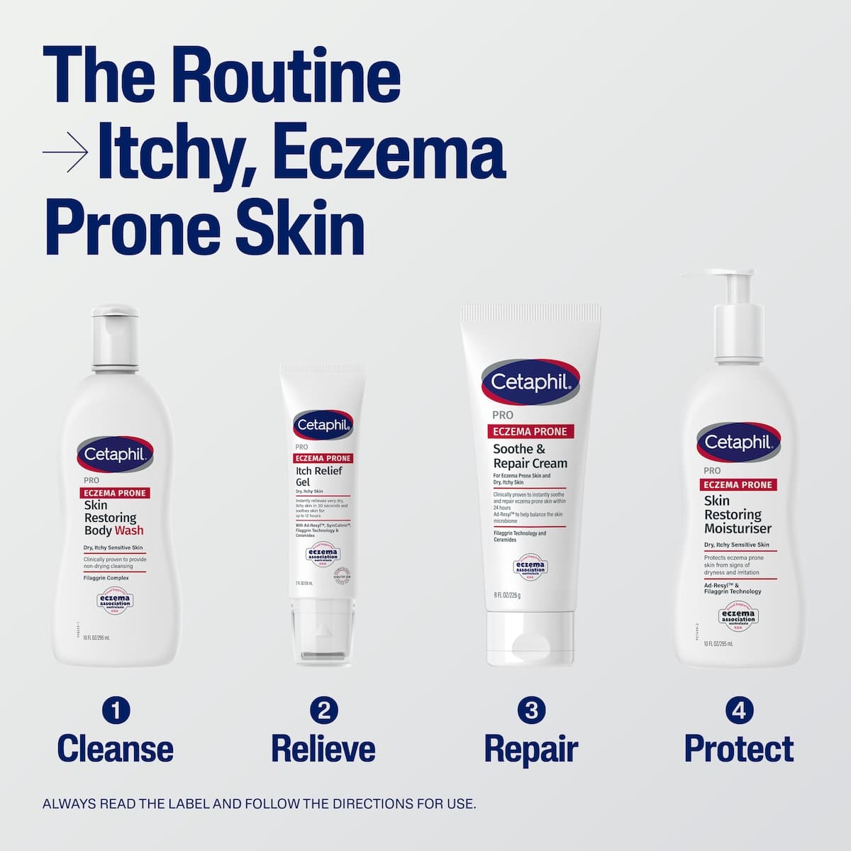 Thumbnail Cetaphil Pro Eczema Prone Skin Restoring Body Wash 295ml
