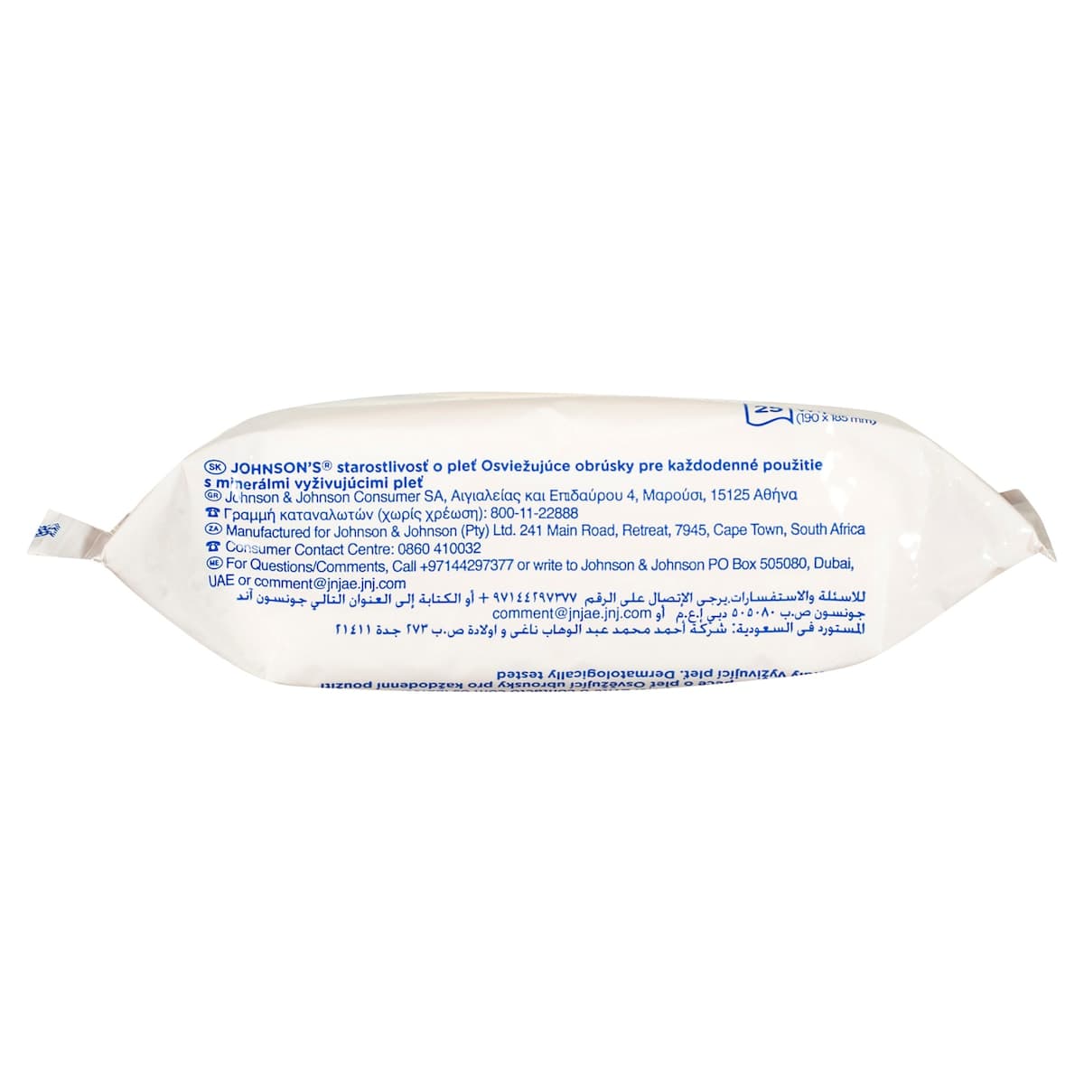 Thumbnail Johnsons Refreshing Facial Cleansing Wipes for Normal Skin 25 Pack