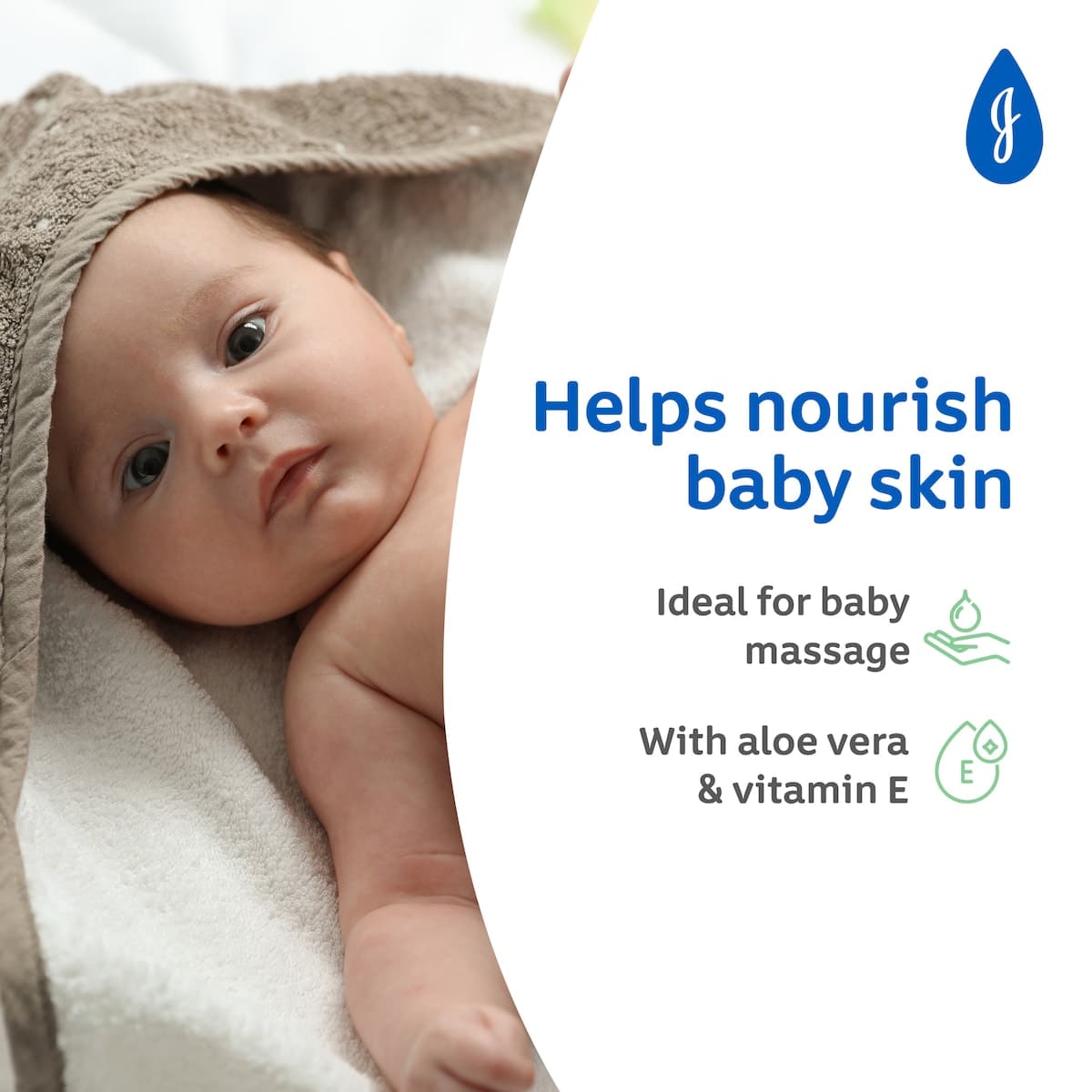 Thumbnail Johnsons Baby Oil Aloe Vera & Vitamin E 500ml