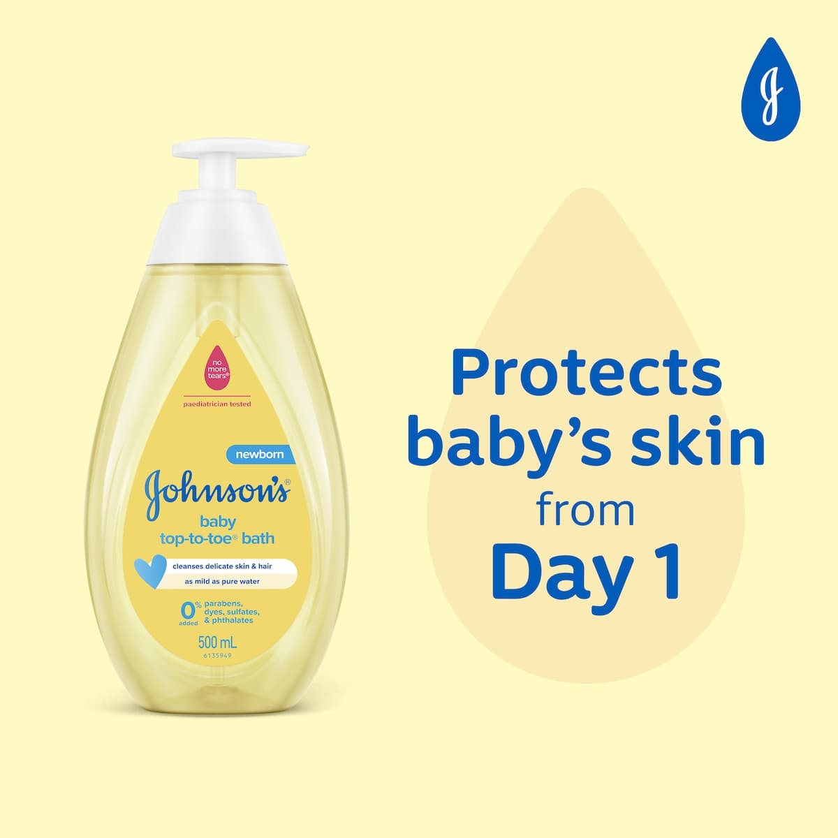 Thumbnail Johnsons Baby Bath Top-to-Toe Wash 500ml