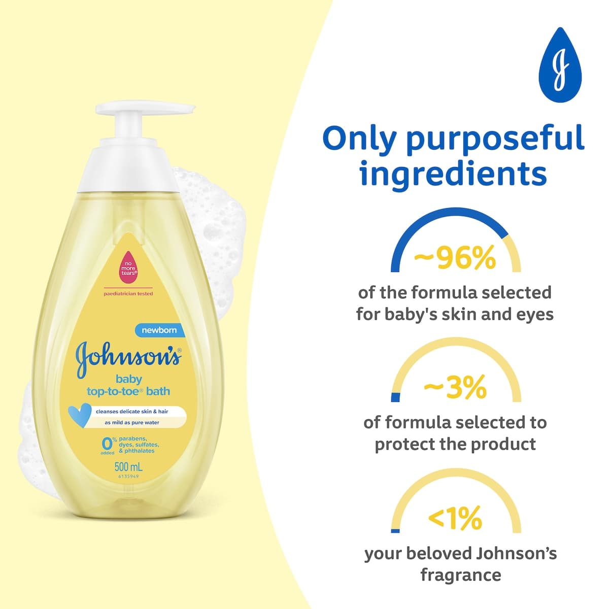 Thumbnail Johnsons Baby Bath Top-to-Toe Wash 500ml