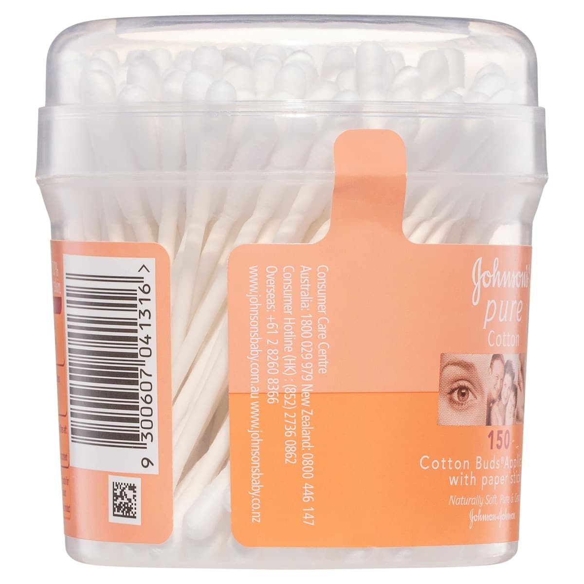 Thumbnail Johnsons Pure Cotton Bud Applicator with Paper Stick 150 Buds