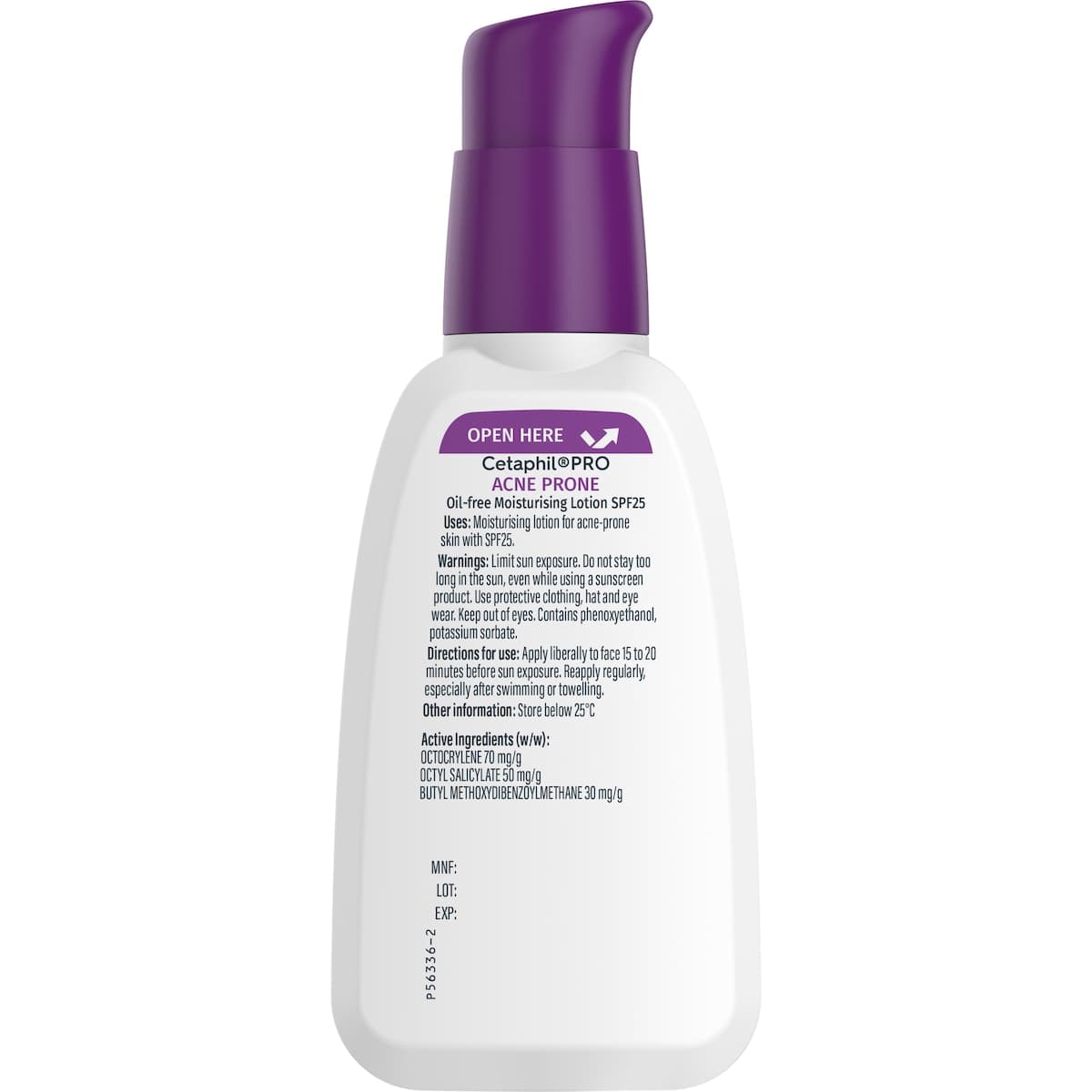 Thumbnail Cetaphil Pro Acne Prone Oil Free Moisturising Lotion SPF25 118ml