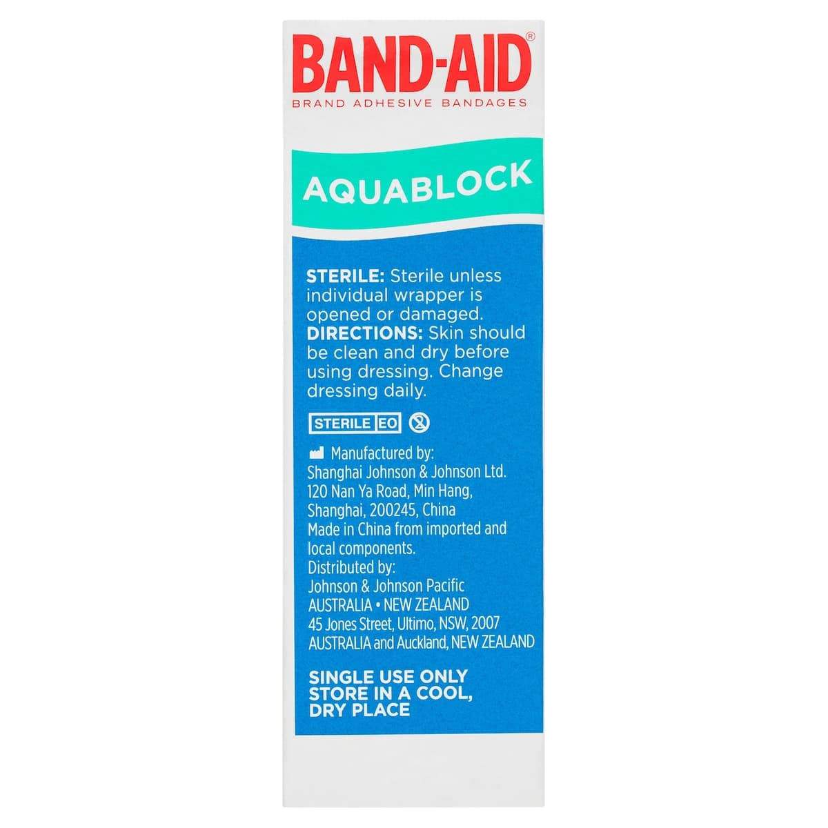 Thumbnail Band-Aid Aquablock Waterproof Sterile Bandage Strips 40 Pack