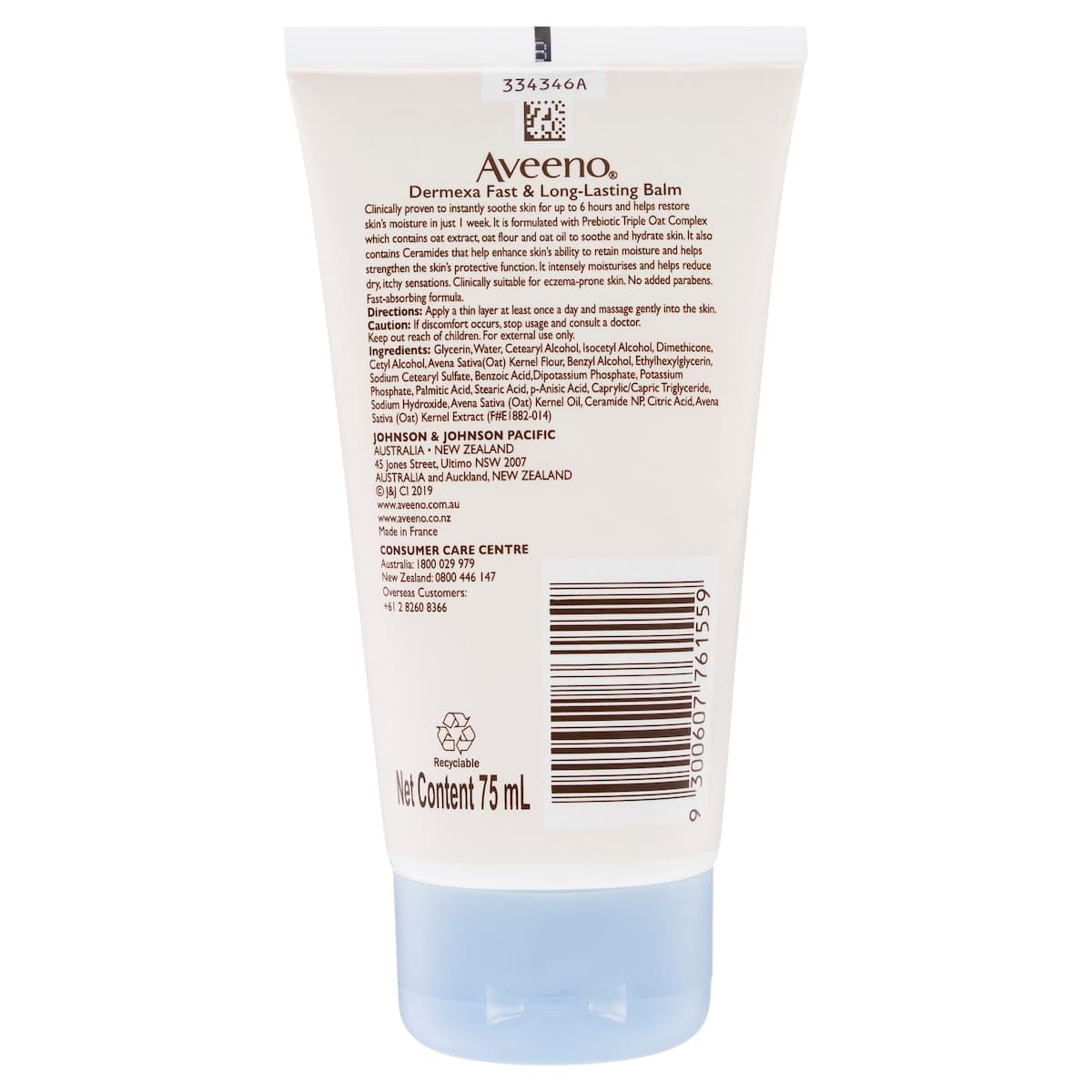 Thumbnail Aveeno Dermexa Fast & Long-Lasting Balm 75ml