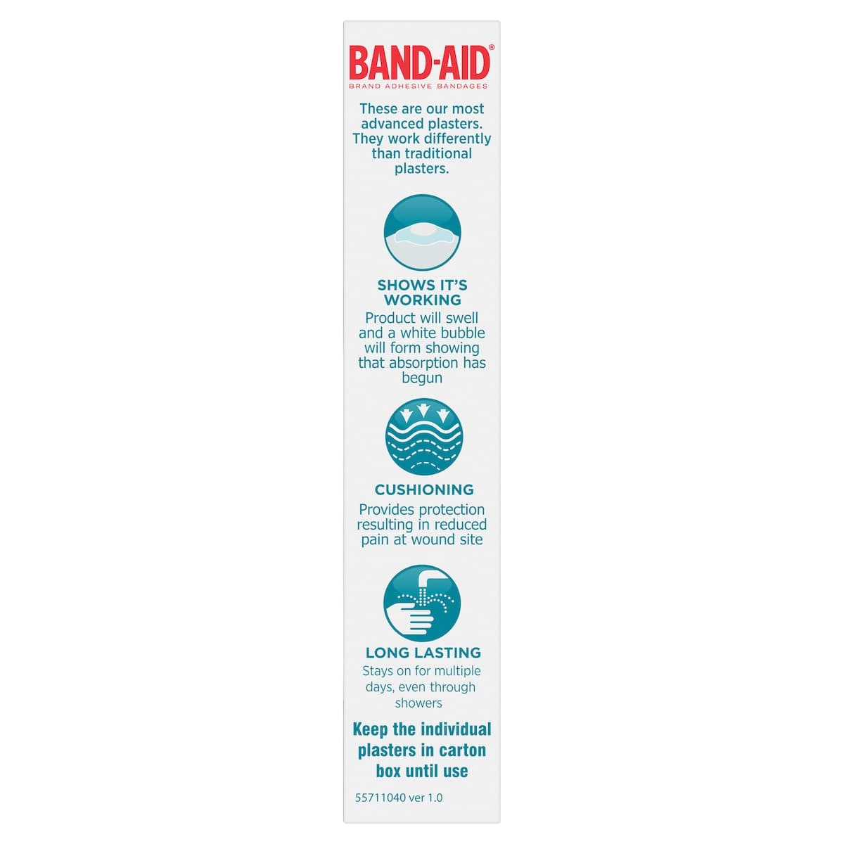 Thumbnail Band-Aid Advanced Healing Hydro Seal Jumbo Gel Plasters 3 Pack