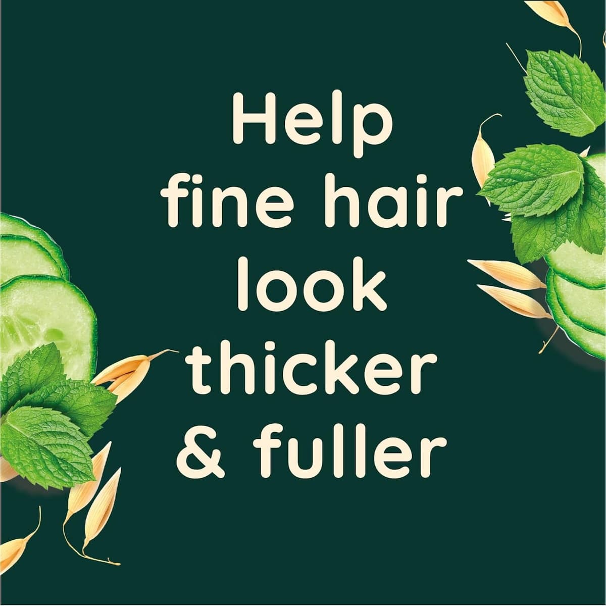 Thumbnail Aveeno Fresh Greens Blend Natural Volumising Shampoo 354ml 