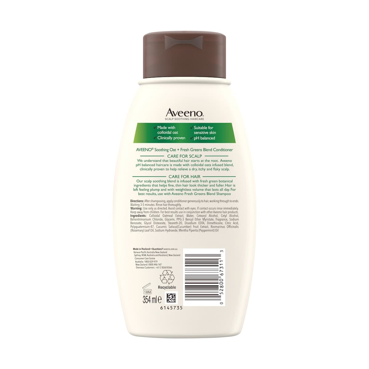 Thumbnail Aveeno Fresh Greens Conditioner 354ml