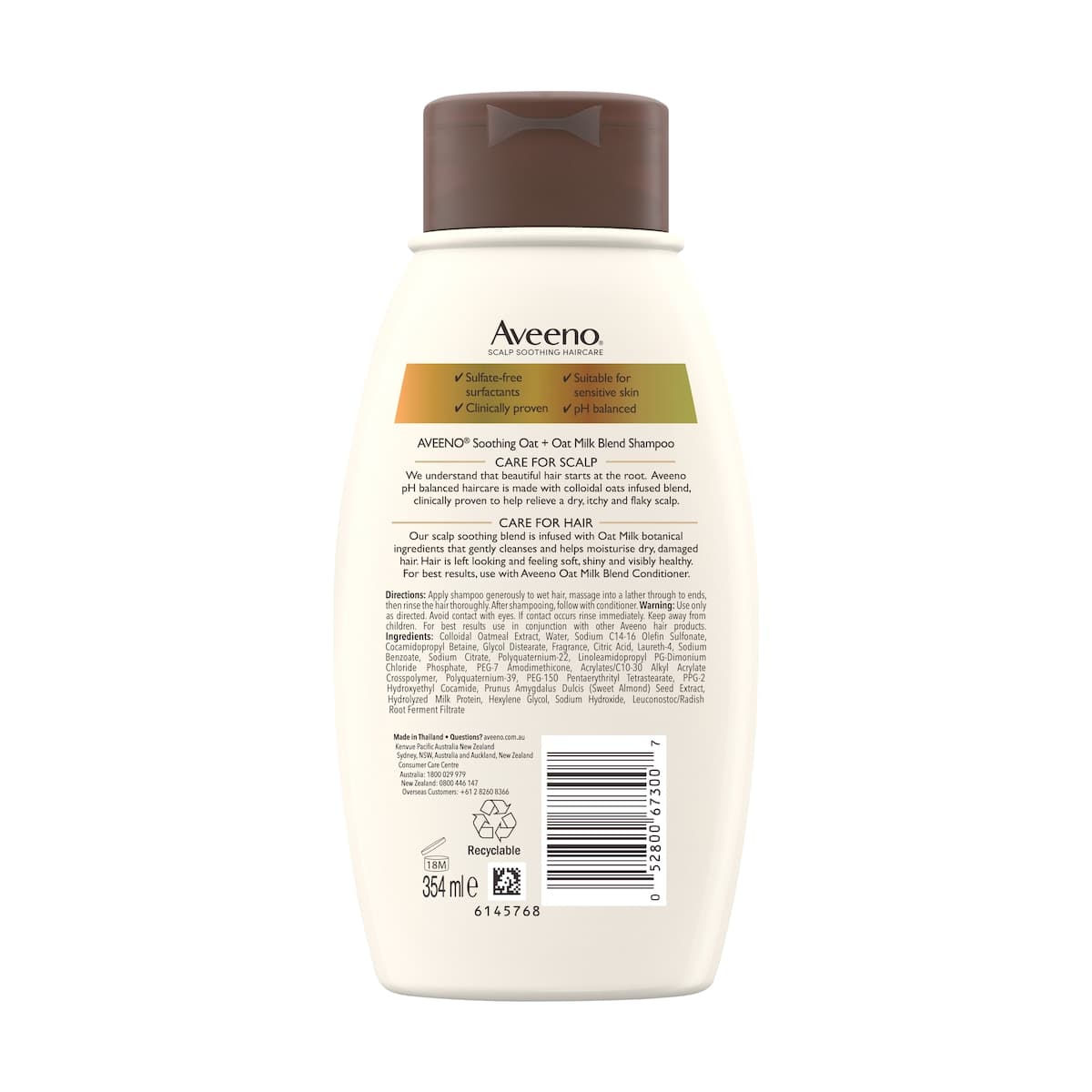 Thumbnail Aveeno Oat Milk Blend Daily Moisture Shampoo 354ml