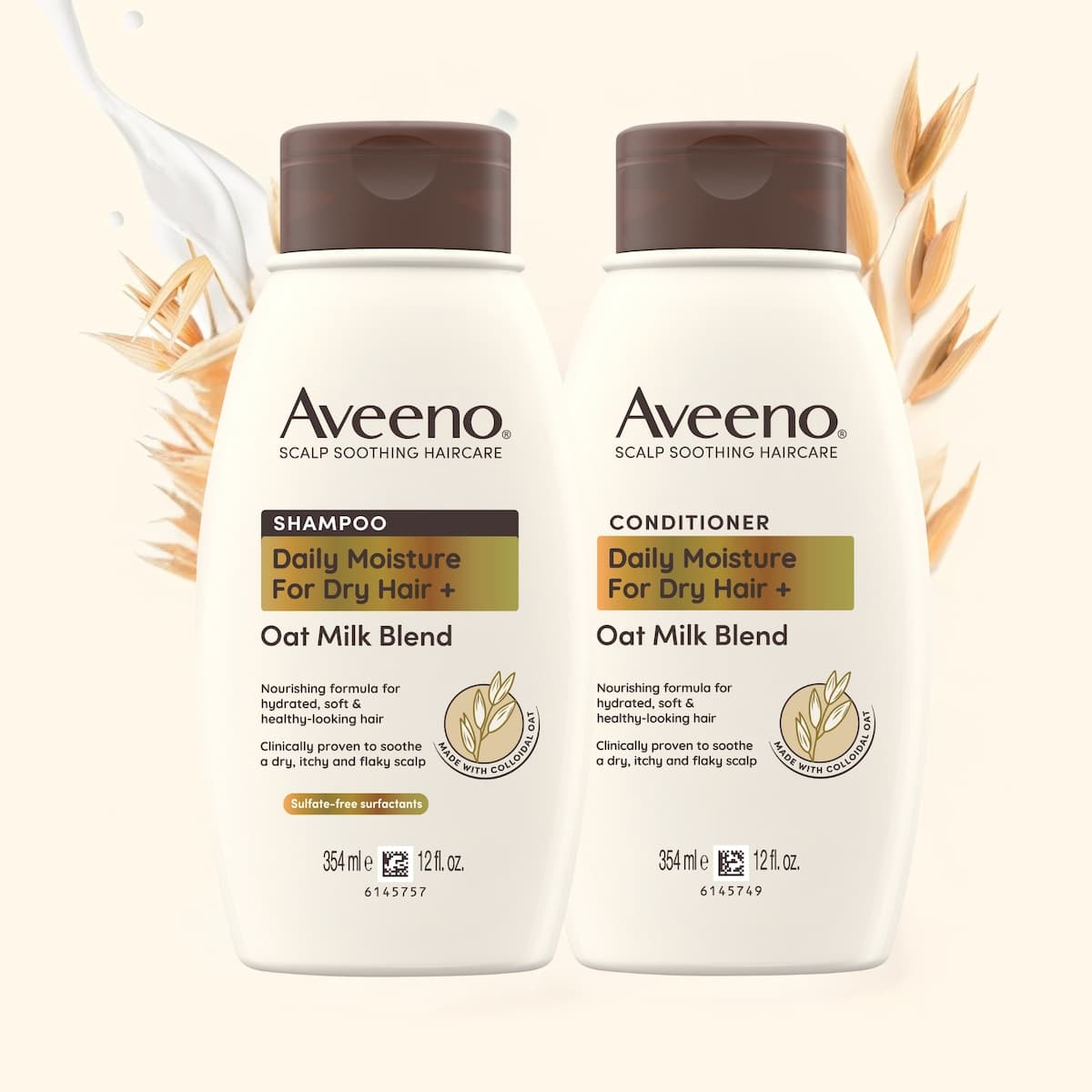 Thumbnail Aveeno Oat Milk Blend Daily Moisture Shampoo 354ml
