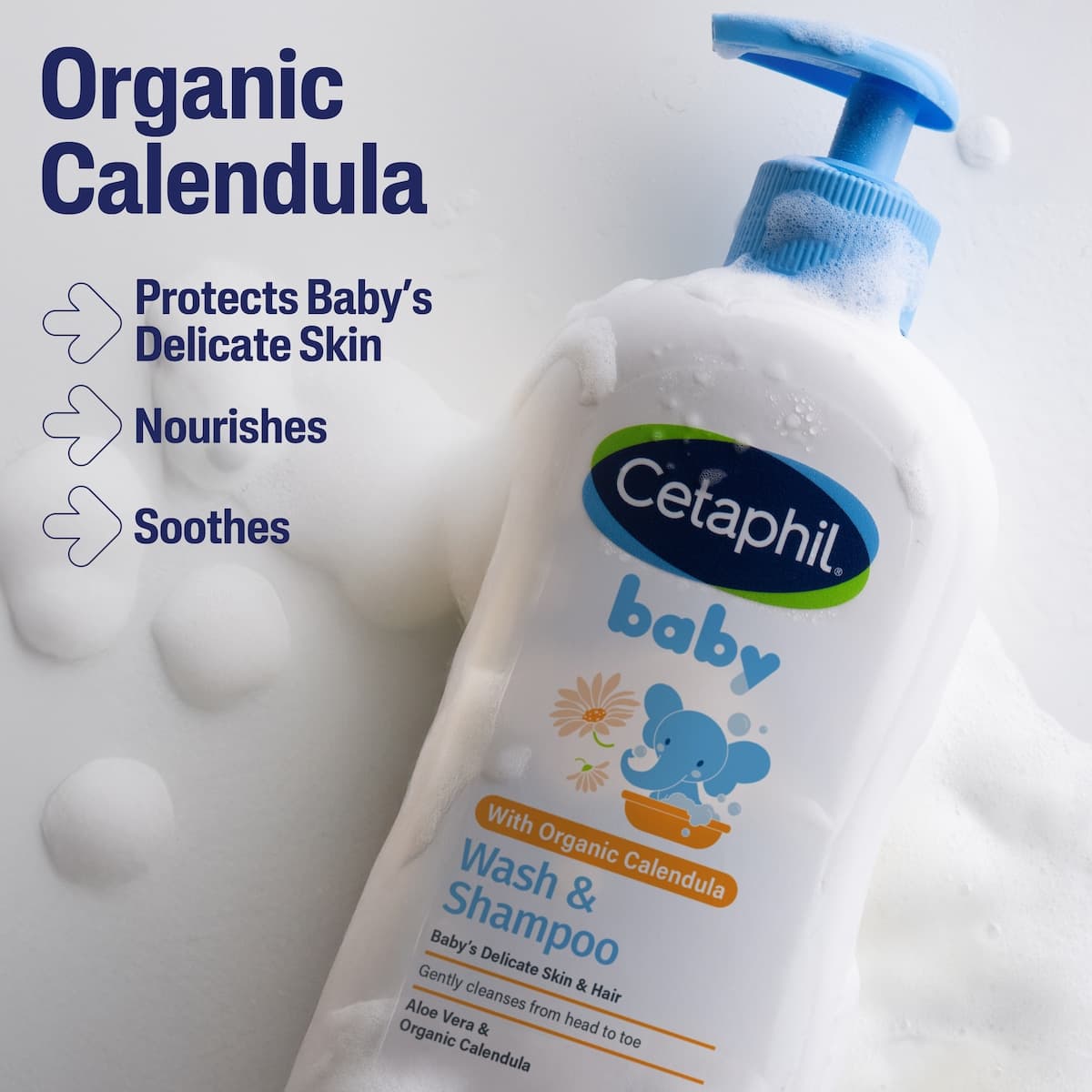 Thumbnail Cetaphil Baby Calendula Wash & Shampoo 400ml