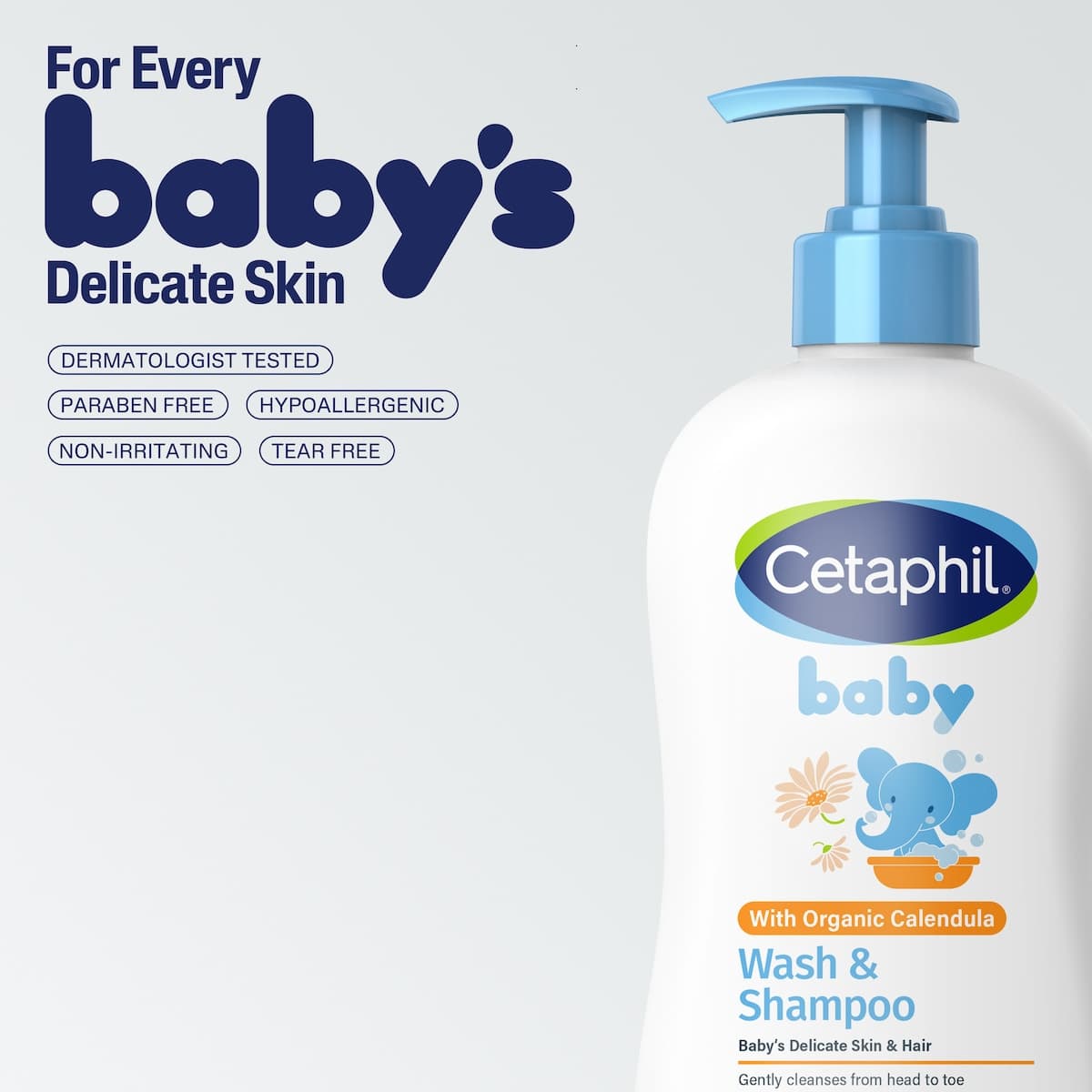 Thumbnail Cetaphil Baby Calendula Wash & Shampoo 400ml