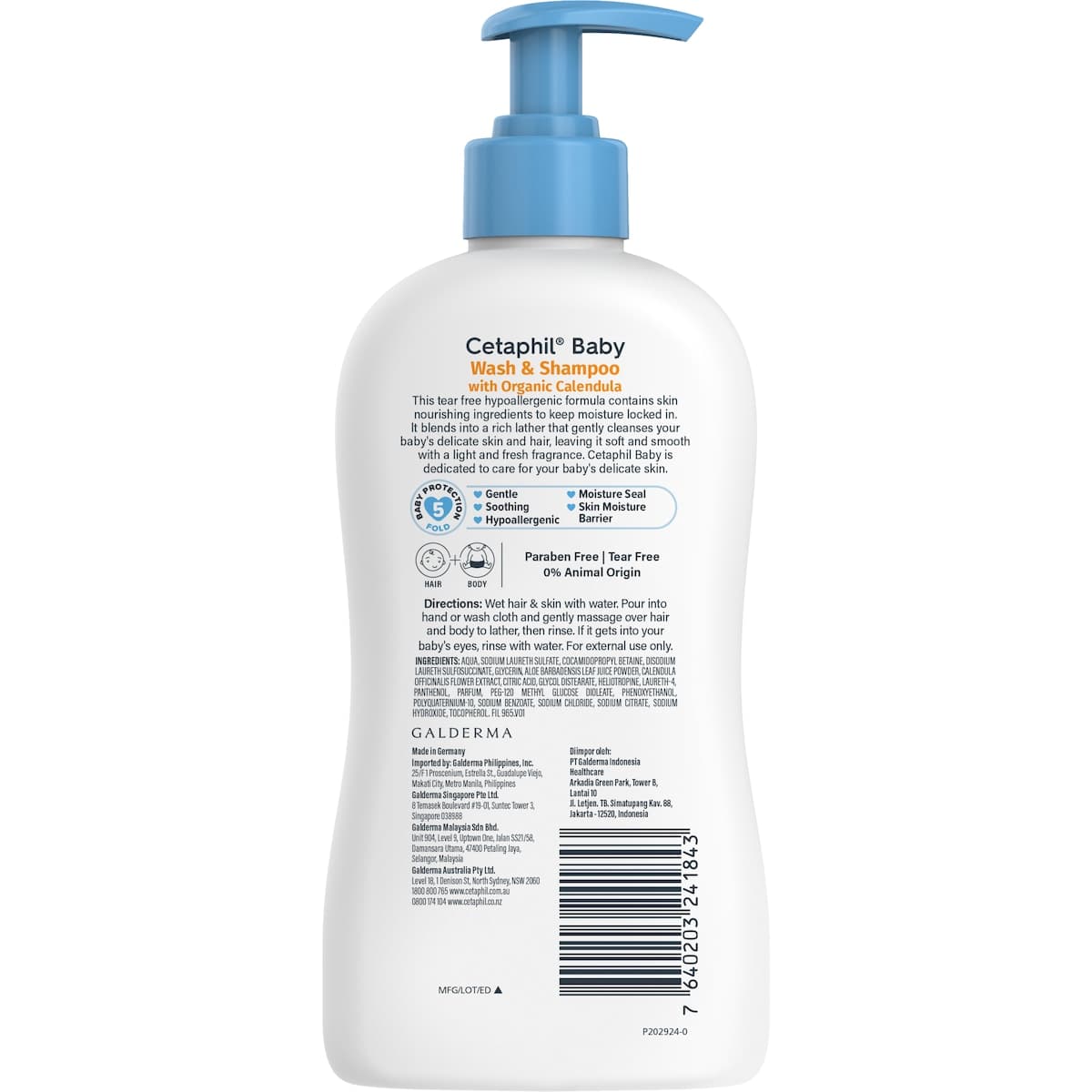 Thumbnail Cetaphil Baby Calendula Wash & Shampoo 400ml