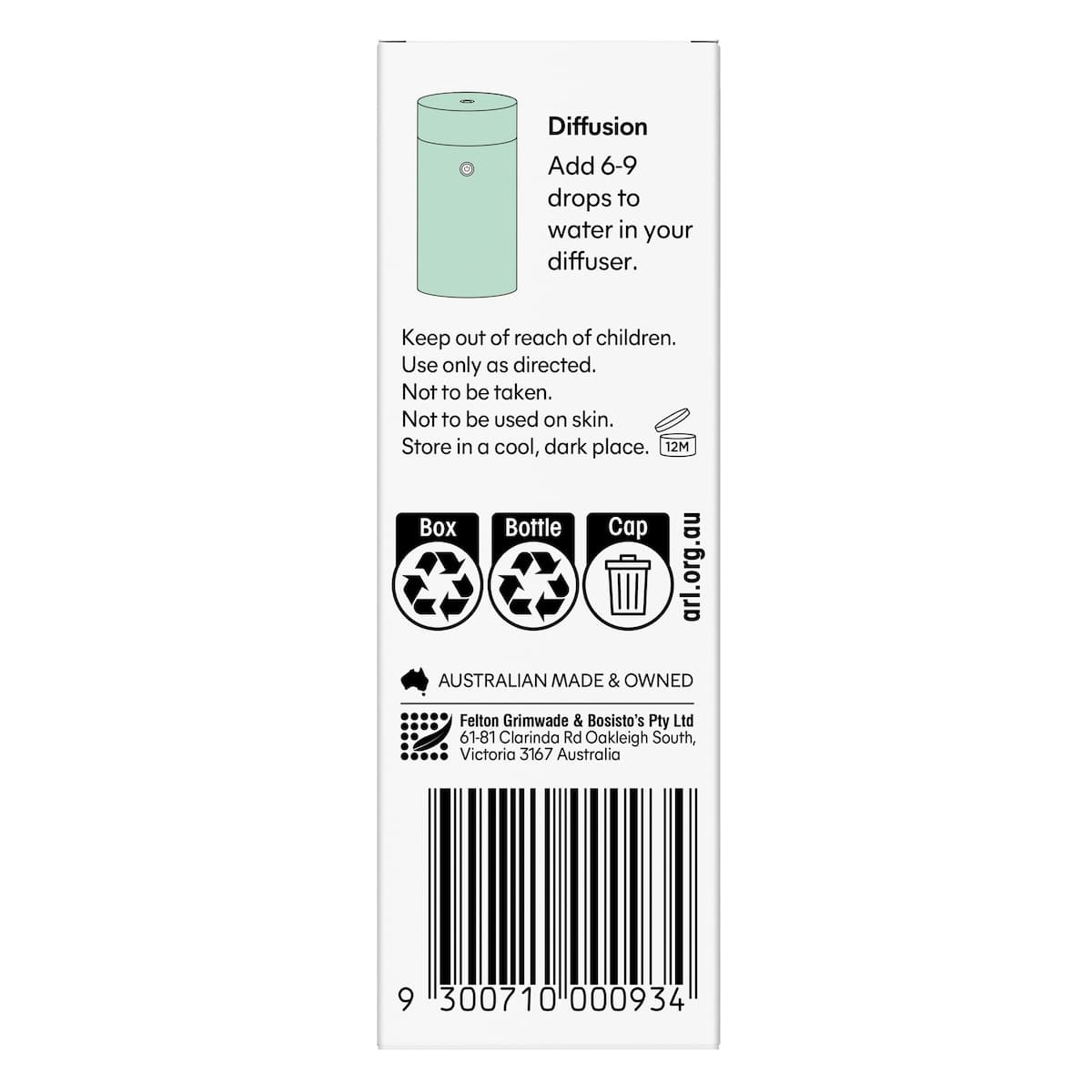 Thumbnail Bosisto's Natives Noosa Essential Oil 10ml