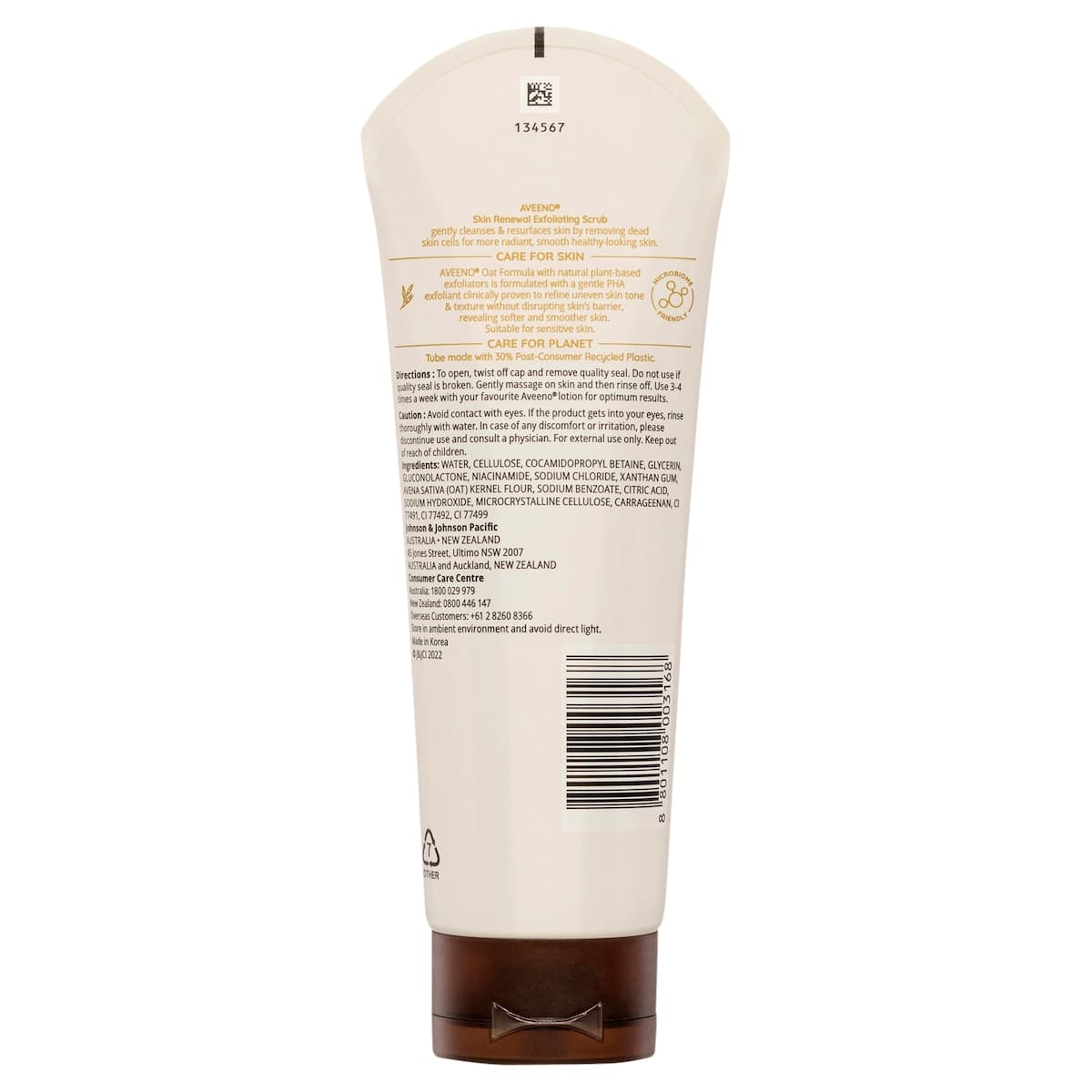 Thumbnail Aveeno Skin Renewal Exfoliating Body Scrub 225g