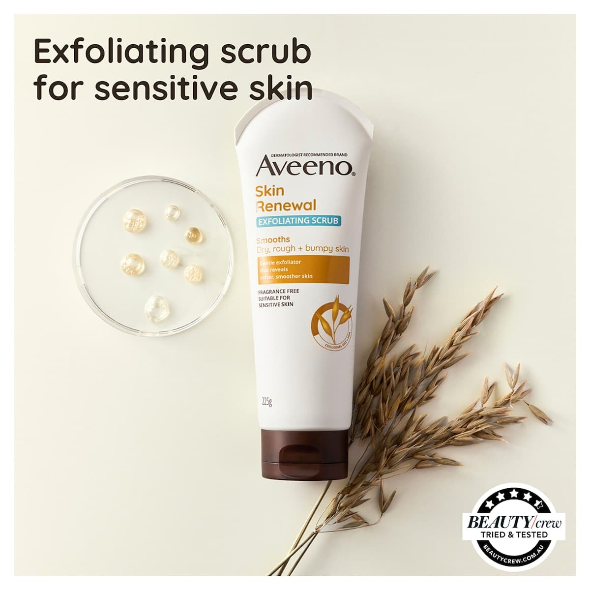 Thumbnail Aveeno Skin Renewal Exfoliating Body Scrub 225g