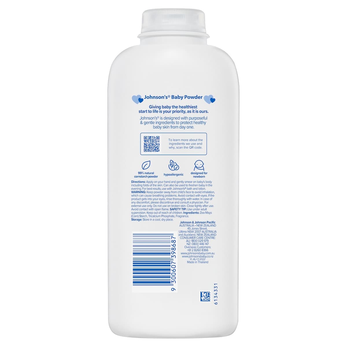 Thumbnail Johnsons Baby Powder 400g
