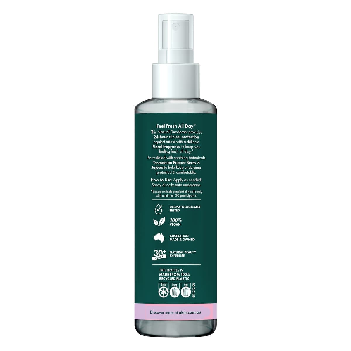 Thumbnail A'kin Geranium & Wood Deodorant Spray 150ml
