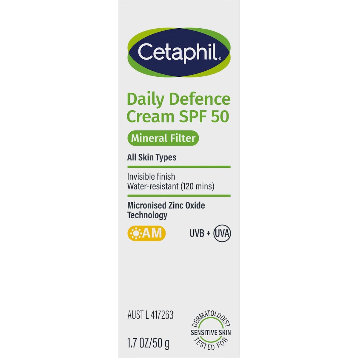Thumbnail Cetaphil Daily Defence Moisturiser SPF50* 50g
