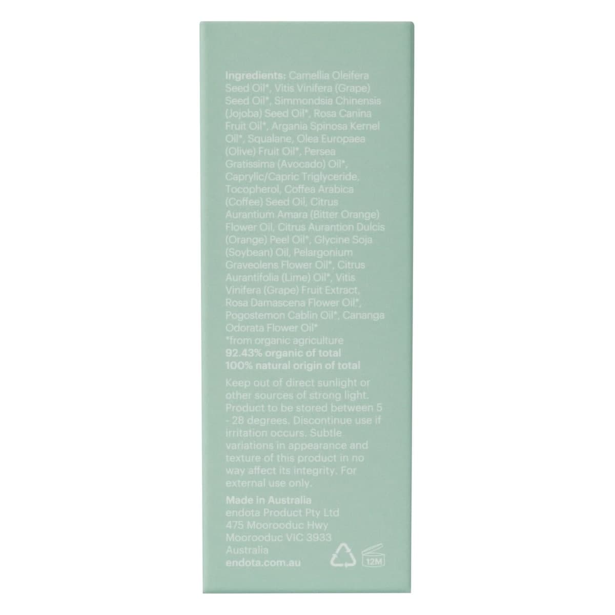Thumbnail Endota Organics Brightening Eye Oil 8ml