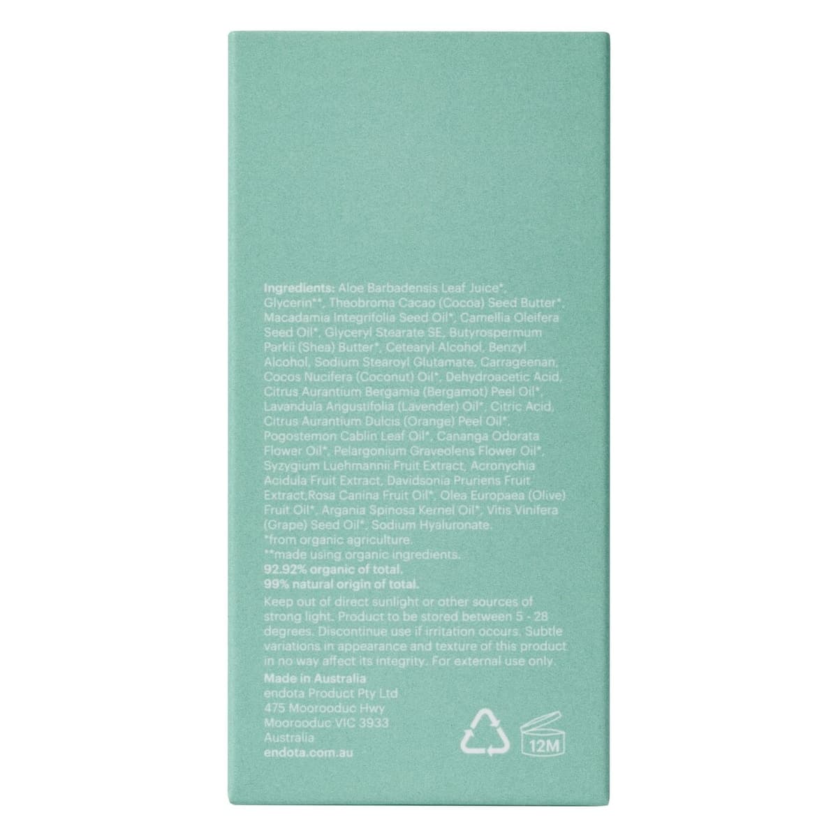 Thumbnail Endota Organics Balancing Face Moisturiser 50ml
