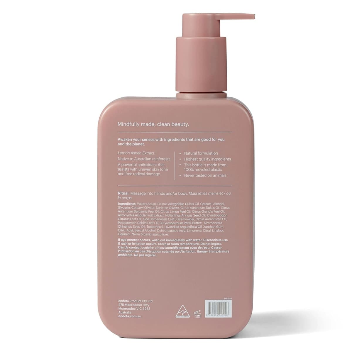 Thumbnail Endota Clean Pink Grapefruit & Lemon Aspen Hand & Body Lotion 500ml