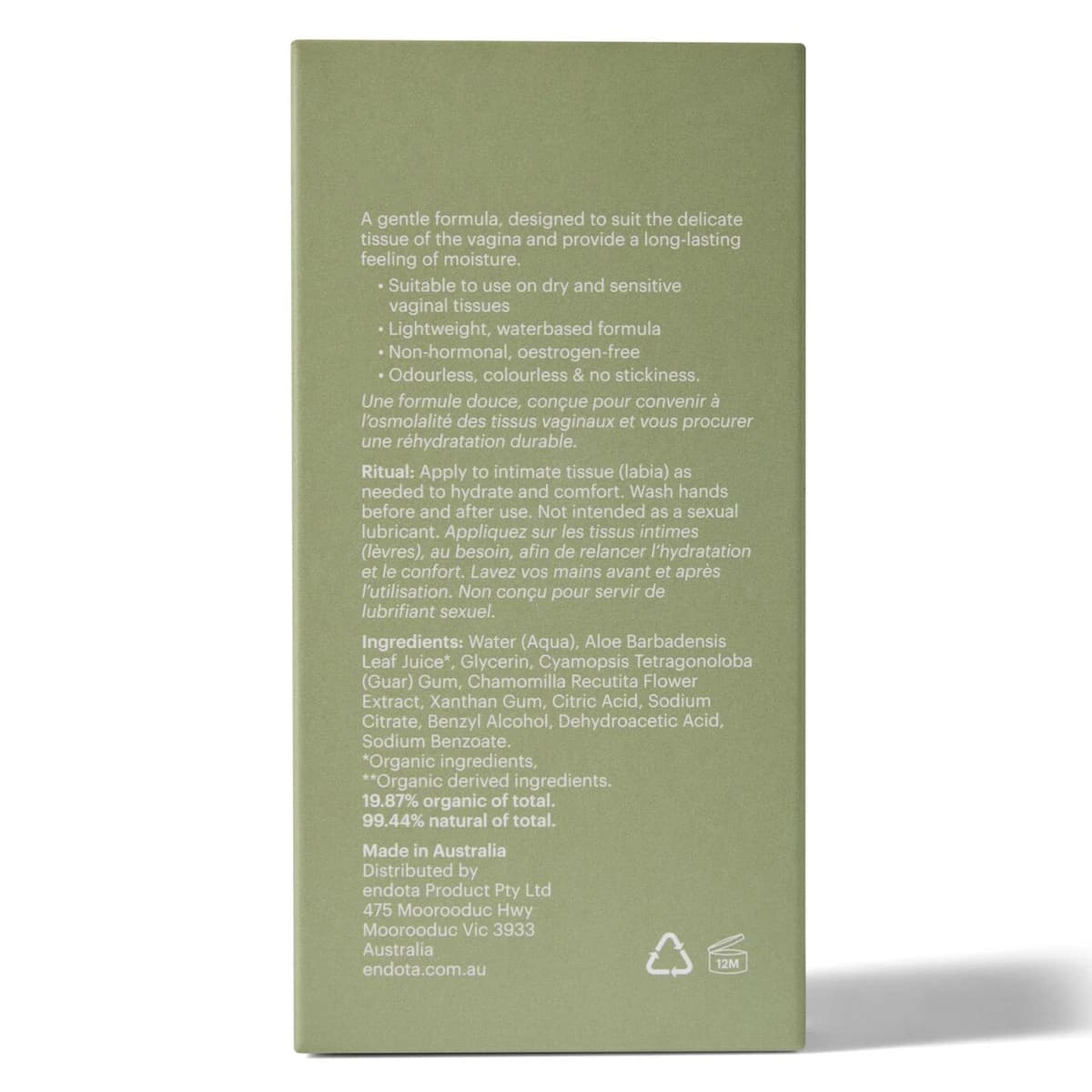 Thumbnail Endota Intimate Moisturising Gel 50ml