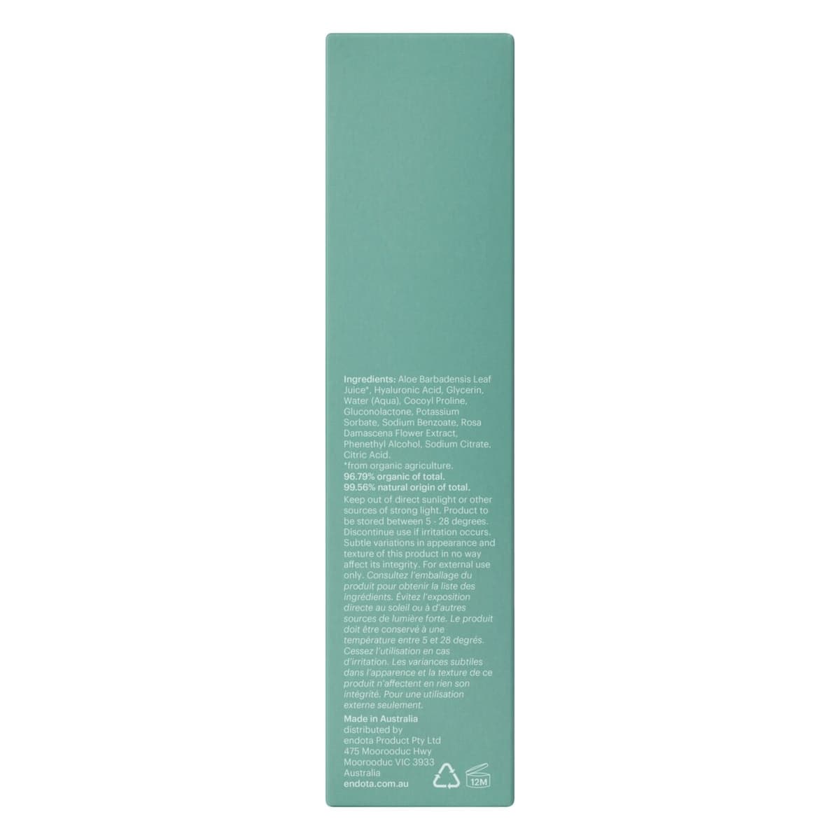 Thumbnail Endota Organics Hydrate Me Mist 150ml