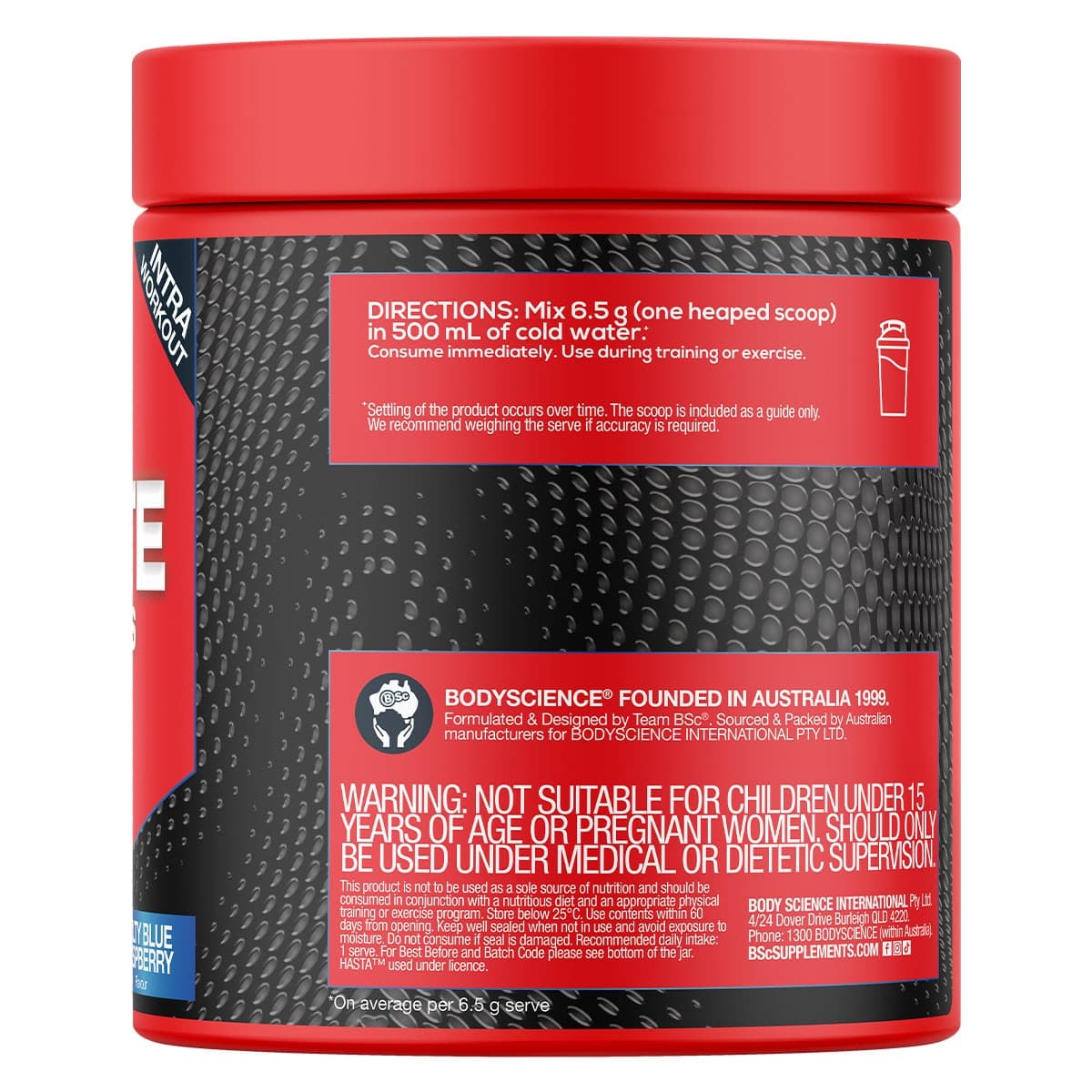 Thumbnail BSc Hydrate 3x Electrolytes Salty Blue Raspberry 325g