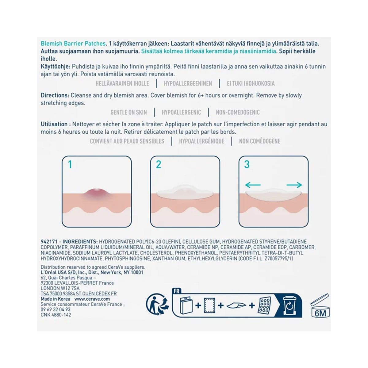 Thumbnail CeraVe Blemish Barrier Patches 22 Pack