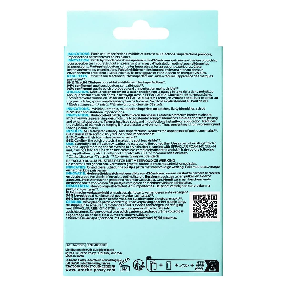 Thumbnail La Roche Posay Effaclar Duo+M Patches 22 Pack