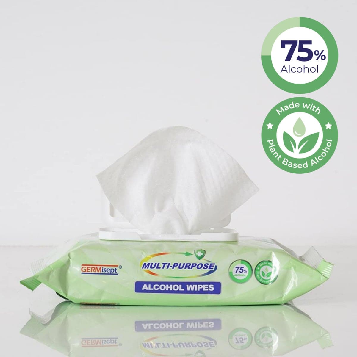 Thumbnail GermiSept Multi-Purpose Alcohol Wipes 50 Pack