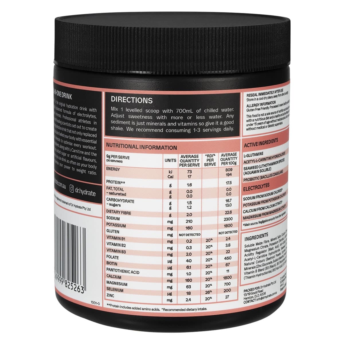 Thumbnail Dr. Hydrate All-In-One Hydration Drink Powder Watermelon 270g
