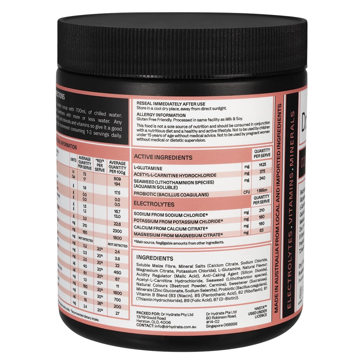 Thumbnail Dr. Hydrate All-In-One Hydration Drink Powder Watermelon 270g