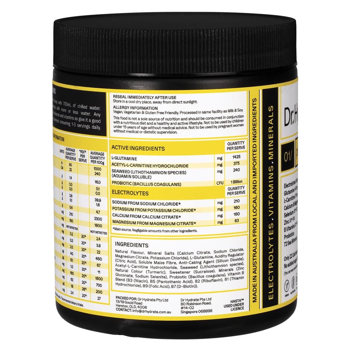 Thumbnail Dr. Hydrate All-In-One Hydration Drink Powder Pineapple 270g