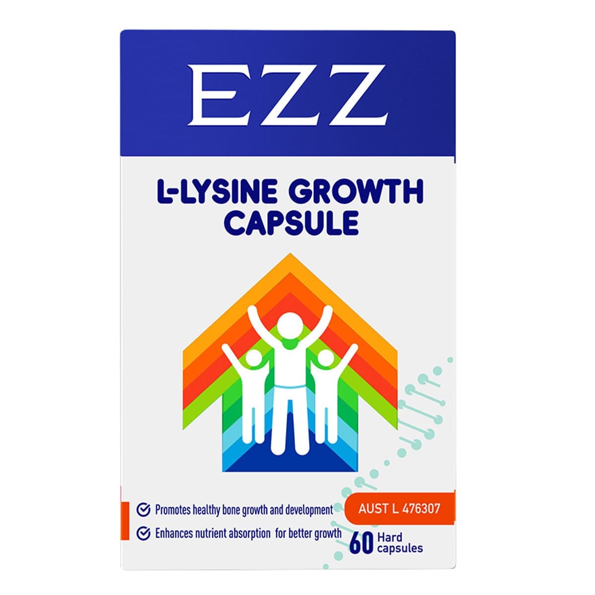 Thumbnail EZZ L-Lysine Growth Capsules 60 Capsules