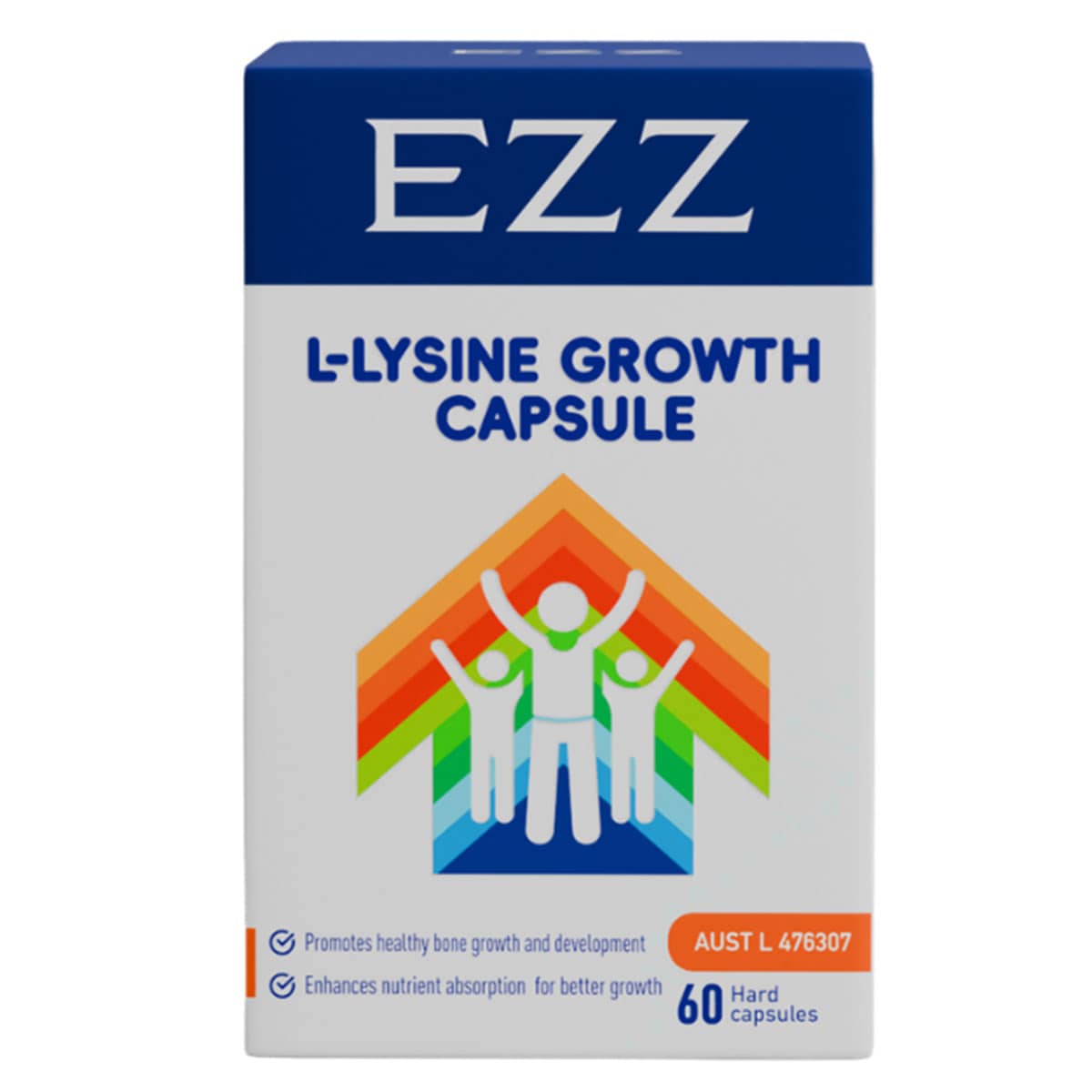 Thumbnail EZZ L-Lysine Growth Capsules 60 Capsules