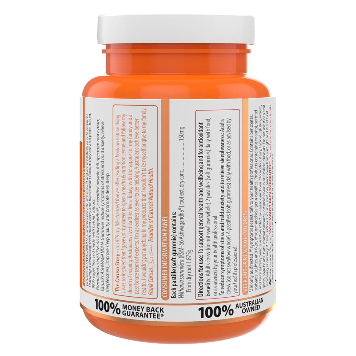 Thumbnail Carusos Ashwagandha Gummies 60 Pack